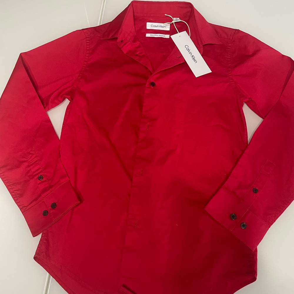 Calvin Klein Kids Red Shirt